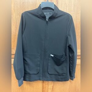 FIGS WOMENS  Classic Black Lightweight Jacket.